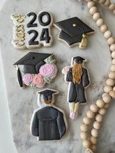 Load image into Gallery viewer, Graduation Hat With Flowers