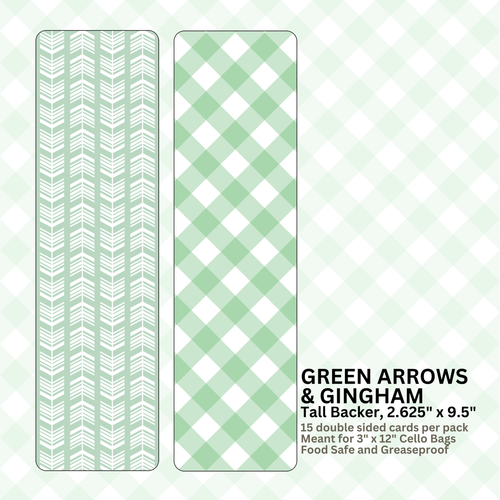 Green Arrows & Gingham - 9.5