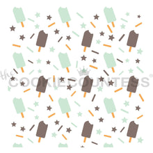 Load image into Gallery viewer, Popsicles 3 Piece Pattern Stencil