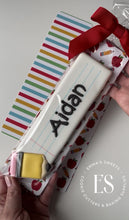 Load image into Gallery viewer, Apples and Stripes - Tall Greaseproof Backers