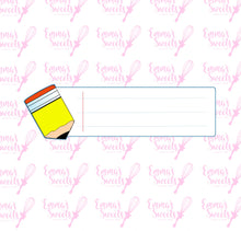 Load image into Gallery viewer, Long Classroom Pencil Plaque