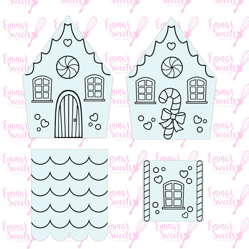 Make Your Own Gingerbread House Stamp Set