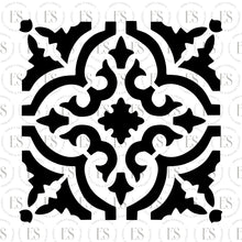 Load image into Gallery viewer, Portuguese Tile 1 Stencil