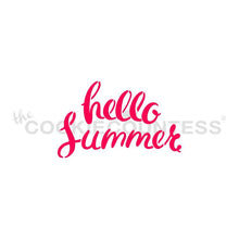 Load image into Gallery viewer, Hello Summer Stencil