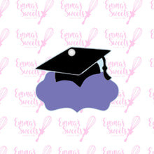 Load image into Gallery viewer, Grad Hat w/Scallop Plaque 1