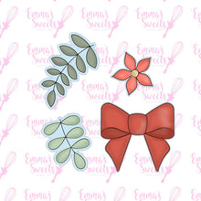 Load image into Gallery viewer, Holiday Wreath Platter 4pc cutter set