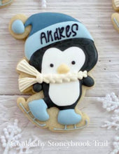 Load image into Gallery viewer, Skating Penguin