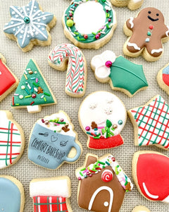 25 pc Christmas Mini Cookie Cutters for ADVENT CALENDAR