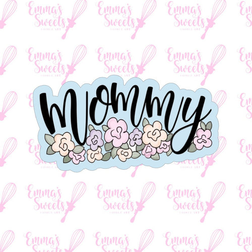Mommy With Flowers Plaque