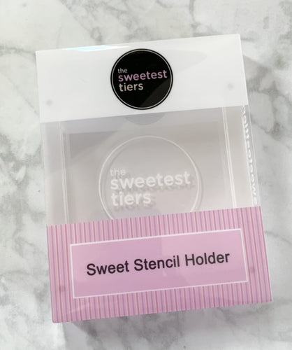 Sweet Stencil Holder for Cookie Decorating