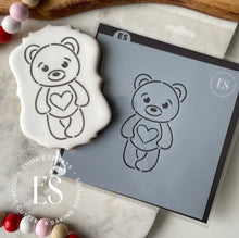 Load image into Gallery viewer, PYO Bear With Heart Stencil