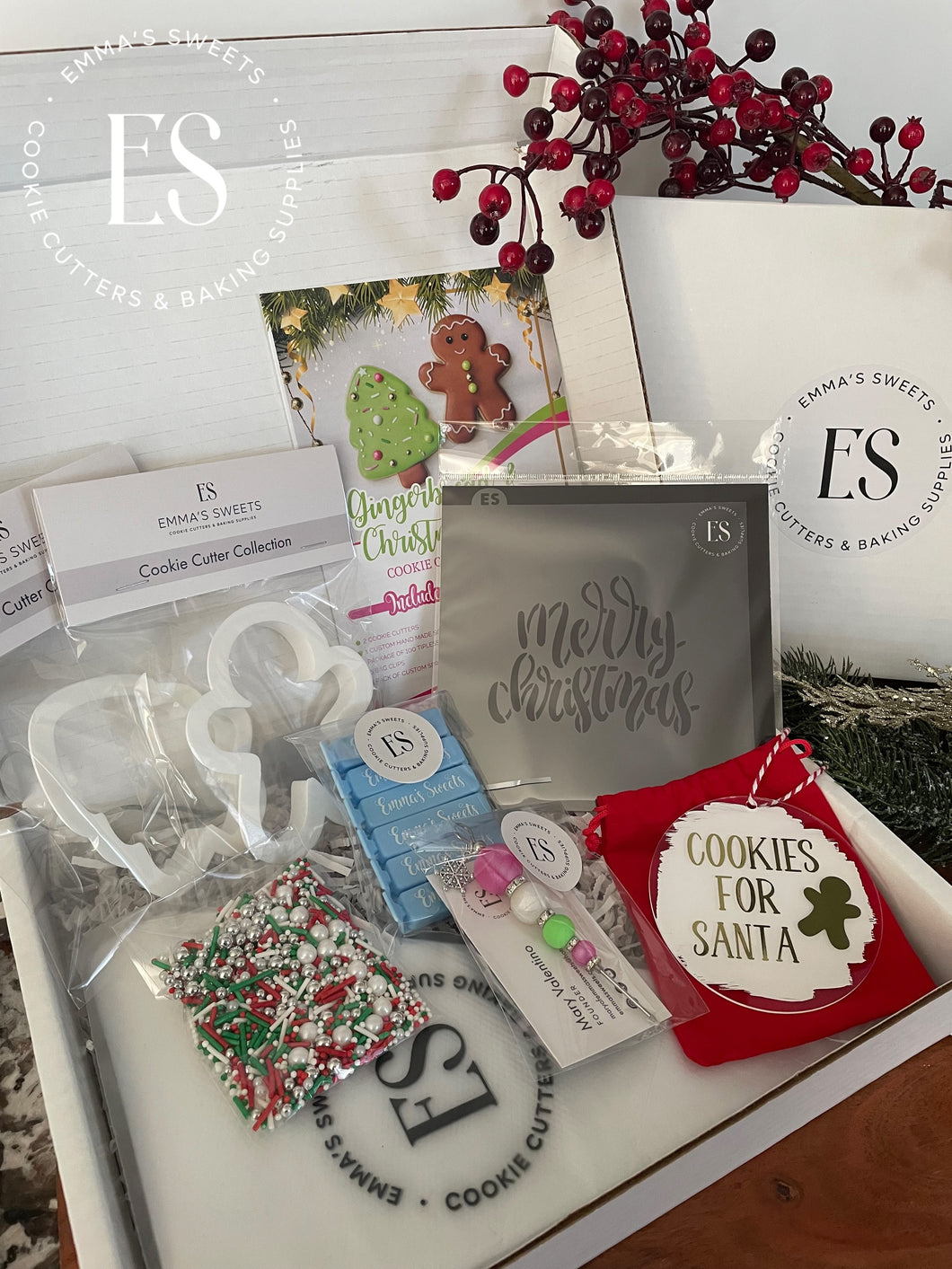 Gingerbread and Christmas Tree Cookie Cutter Gift Set 2025