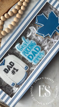 Load image into Gallery viewer, Blue Stripes Box 12" x 5" x 1.5"