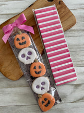 Load image into Gallery viewer, Grey &amp; Pink Halloween Doodles - 9.5&quot; x 2.625&quot; Tall Backers