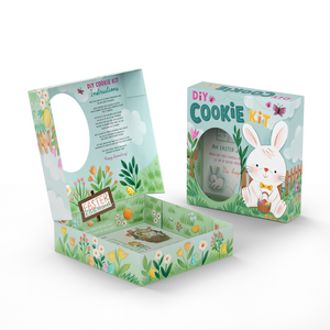 EASTER DIY COOKIE KIT BOX - 9" x 9" x 2.5" (last round of boxes for the season)