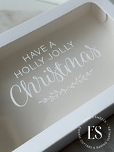 Load image into Gallery viewer, Have a Holly Jolly Christmas-  WHITE MATTE -Box Decals