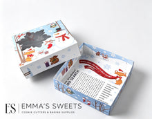 Load image into Gallery viewer, Christmas  DIY Cookie Kit Box - 9" x 9" x 2.5" (COMING SOON)