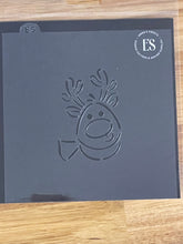 Load image into Gallery viewer, PYO Reindeer Face Stencil (READ DESCRIPTION)