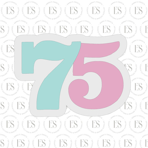 Number seventy five 75
