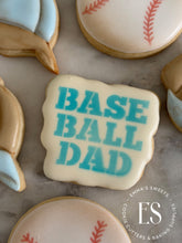 Load image into Gallery viewer, 2 PIECE -Mini Stencils (BASEBALL DAD AND BASEBALL)