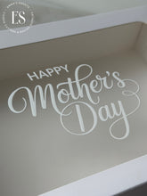 Load image into Gallery viewer, Happy Mother's  Day-  WHITE GLOSS -Box Decals