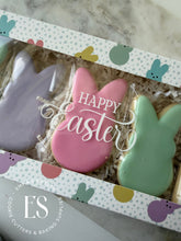 Load image into Gallery viewer, Happy Easter-  WHITE GLOSSY -Box Decals