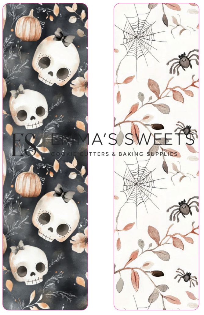 Pretty Skulls - Tall Greaseproof Backers (more on the way!)