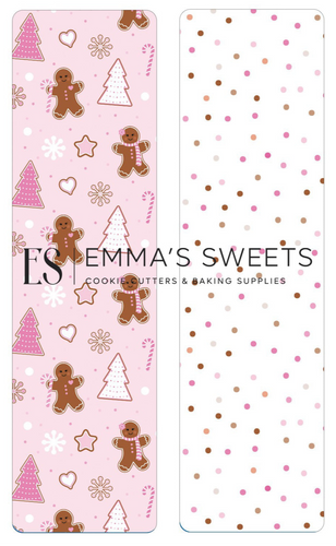 Pink Gingerbread - Tall Greaseproof Backers