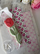 Load image into Gallery viewer, Long Stem Rose Flower Plaque 2