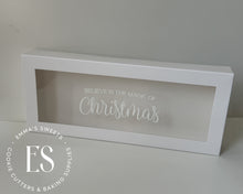Load image into Gallery viewer, Believe in the Magic of Christmas WHITE GLOSS -Box Decals (JUST IN!)