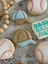 Load image into Gallery viewer, 2 PIECE -Mini Stencils (BASEBALL DAD AND BASEBALL)