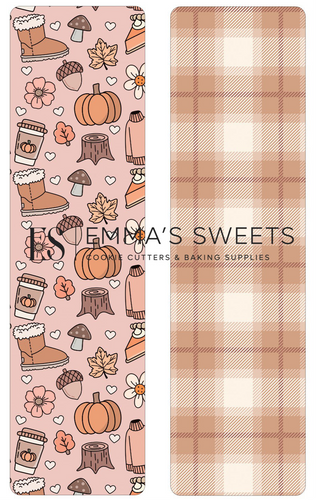Pumpkin Spice and Latte - Tall Greaseproof Backers