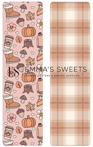 Pumpkin Spice and Latte - Tall Greaseproof Backers