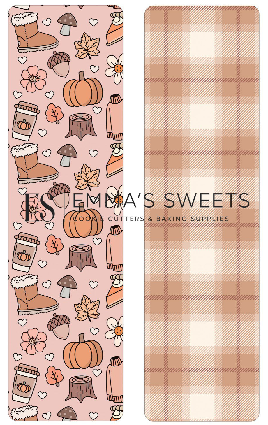 Pumpkin Spice and Latte - Tall Greaseproof Backers