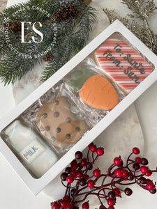 White Cookie Box With Clear Window 12" x 5" x 1.5"