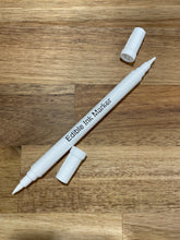 Load image into Gallery viewer, Edible White Dual Tipped White Chalk Marker (NEW)