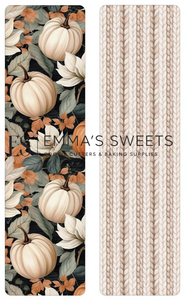 Cozy Fall Pumpkins - Tall Greaseproof Backers