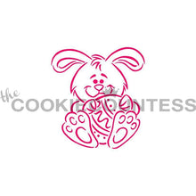 Load image into Gallery viewer, Drawn With Character - Bunny and Egg PYO Stencil - USED FOR DEMO