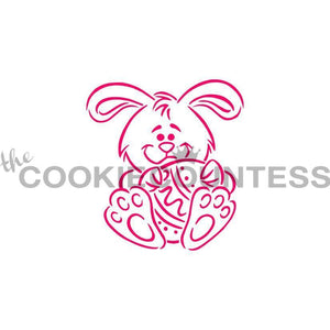 Drawn With Character - Bunny and Egg PYO Stencil - USED FOR DEMO