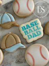 Load image into Gallery viewer, 2 PIECE -Mini Stencils (BASEBALL DAD AND BASEBALL)
