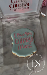 Sweet Stencil Holder for Cookie Decorating