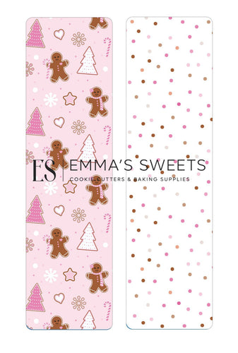 Pink Gingerbread - Tall Greaseproof Backers (NEW!)