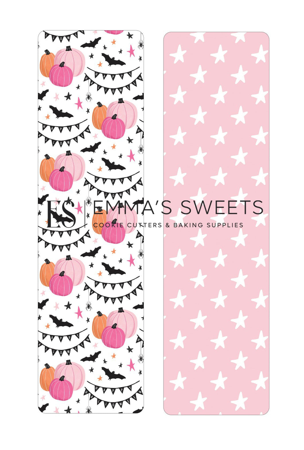 Pink Pumpkins and Stars - Tall Greaseproof Backers (NEW!)