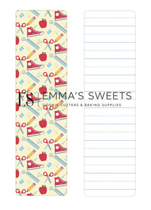 Sneakers and Lines- Tall Greaseproof Backers (JUST IN!!)