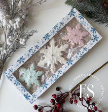 Load image into Gallery viewer, Snowflakes Box- 12" x 5" x 1.5" (JUST IN!)