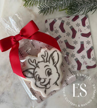 Load image into Gallery viewer, Rudolph The Reindeer Cookie Cutter (For stencil)