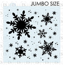 Load image into Gallery viewer, Snowflakes Stencil (JUMBO SIZE)
