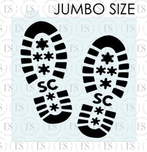 Load image into Gallery viewer, Santa Boots Stencil (JUMBO SIZE)