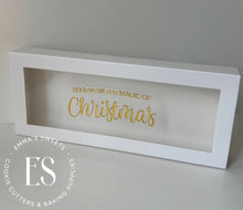 Load image into Gallery viewer, Believe in the Magic of Christmas GOLD -Box Decals (JUST IN!)