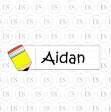 Load image into Gallery viewer, Long Classroom Pencil Plaque